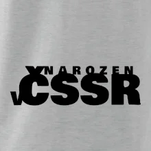 Nápis - Narozen v ČSSR