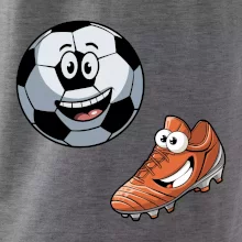 Parové triko - Kopačka a míč