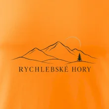 Rychlebské hory minimalistický motiv na výlet