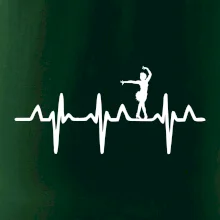 EKG tanečnice salsy