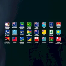 Vlajky států - Oceánie