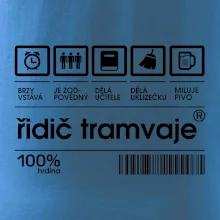 Čárový kód Řidič tramvaje