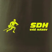 Hasičský sport SDH + váš název FLUO