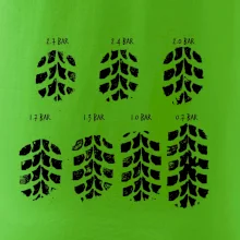 Pneumatiky - obtisk v závislosti na tlaku