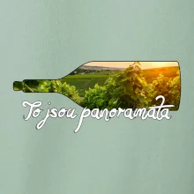 To jsou panoramata vinice