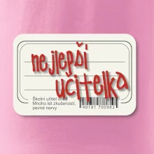 Nejlepší učitelka sešit