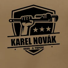 Instalatér - Erb vlastní nápis