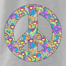 Peace symbol mandela