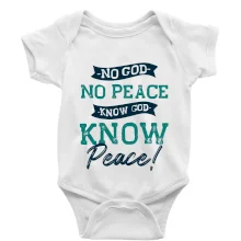 No God no peace, know god know peace