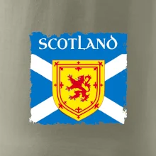 Skotská vlajka s erbem lva