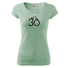 Narozeninové tričko pro policajta - pouta 30