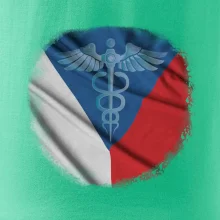 Hrdinové zdravotnictví - Česká vlajka (Pecka design)