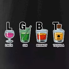 LGBT -  Likér, Gin, Brandy, Tequila