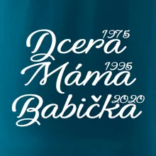 Dcera, máma, babička - vaše ročníky