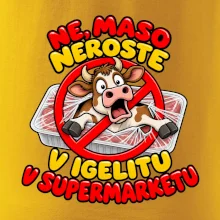 Maso neroste v igelitu v supermarketu