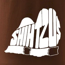 Shih-tzu - nápis v těle