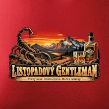 Listopadový gentleman whisky a horský západ slunce