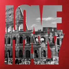 Love italy - colosseum Love italy - colosseum