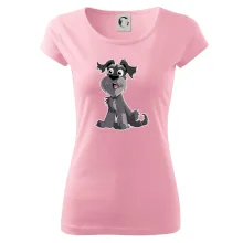 Knírač kreslený sedící