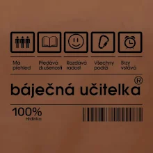 Čárový kód  - Báječná učitelka