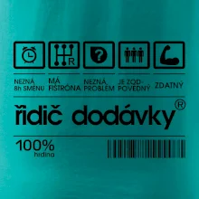 Čárový kód - řidič dodávky Čárový kód - řidič dodávky