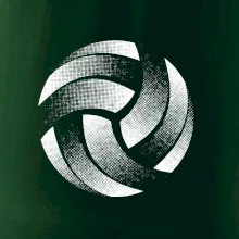 Volejbalový míč tiskový design