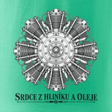 Srdce z hliníku a oleje