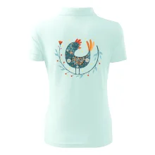 Folklor - slepice s kopretinou