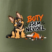 Boty jsem neviděl - štěně vlčáka