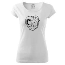 Bílá Hlava berana obrys