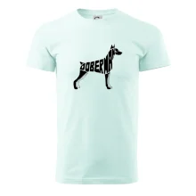 Dobrmans - nápis v tělě