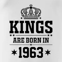 Kings are born in 1963