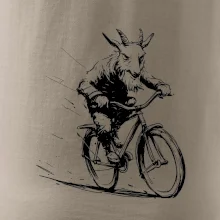 Drsný kozel na kole