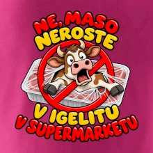Maso neroste v igelitu v supermarketu