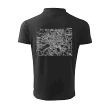 Mapy měst černobílé Praha