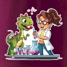 Chemik a dinosaurus - Holka