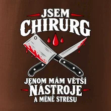 Řezník chirurg s většími nástroji