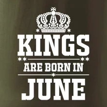 Kings are born in June