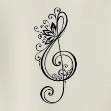 Houslový klíč kytky