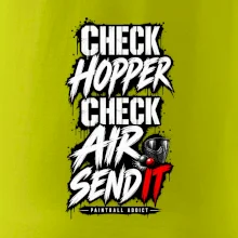 Kontrola zásobníku check hopper air paintball