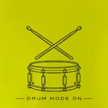 Drum mode on - jednoduchý buben s paličkami