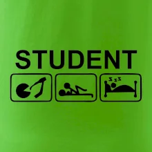 Pít užívat spát - student