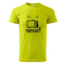 Svoboda slova nemá vypínač retro televize