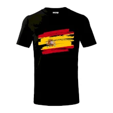 Španělská vlajka štětkou