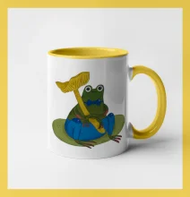 Žába s houbou  (studio-arte.cz)