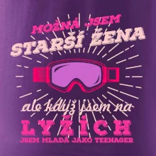 Lyže - možná jsem starší žena
