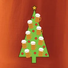 Nic více nepotřebuji - stromeček a pivo (Pecka design)