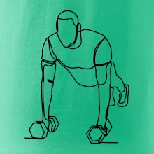 Trenér fitness jedním tahem