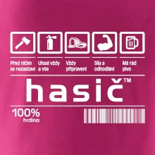 Čárový kód - Hasič