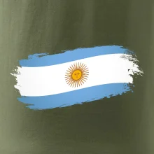 Argentina vlajka okousaná